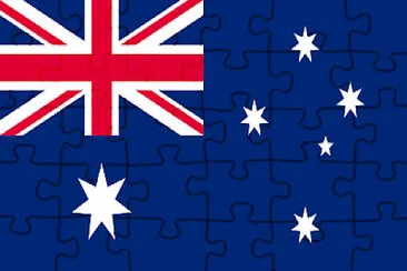 Australia flag jigsaw puzzle