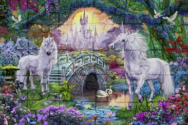 פאזל של Valley of the Unicorns