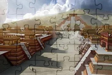 CALZADA DE LOS MUERTOS, TEOTIHUACAN jigsaw puzzle