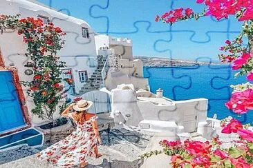 Grecia Santorini jigsaw puzzle