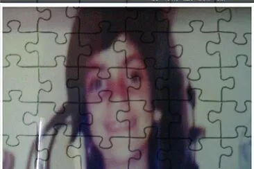 Nina black jigsaw puzzle