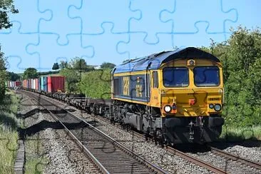 פאזל של Class 66, Kings Sutton, England