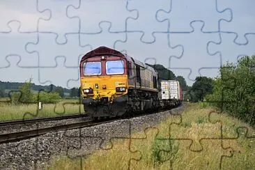 Yet another 66 at Kings Sutton, England jigsaw puzzle