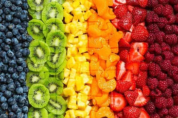 Rainbow fruit jigsaw puzzle