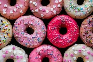 פאזל של Pink donuts