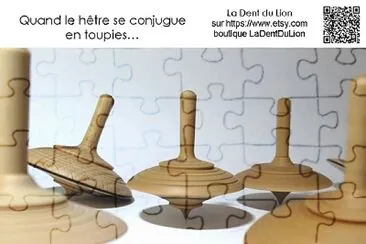 Toupies, La Dent du Lion sur Etsy.com jigsaw puzzle