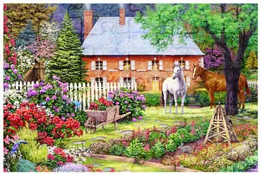 Paisaje de una finca jigsaw puzzle