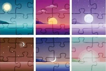 draw jigsaw puzzle