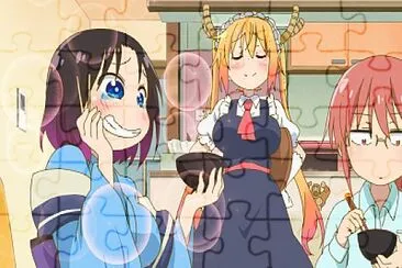 פאזל של Kobayashi-san Chi No Maid Dragon