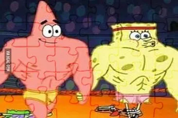 bob esponja vs patricio jigsaw puzzle