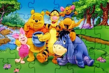 פאזל של Winnie Pooh