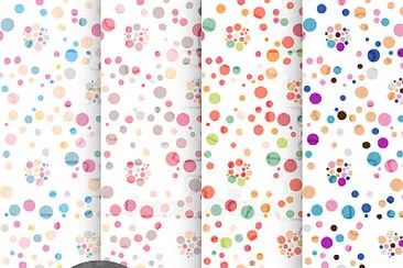 Polka Dot Seamless pattern