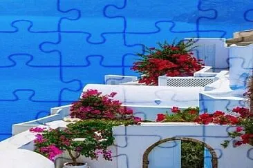 santorinisland jigsaw puzzle