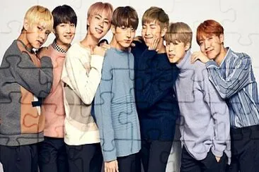 BTS foto grupal jigsaw puzzle