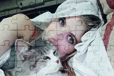 con gato jigsaw puzzle