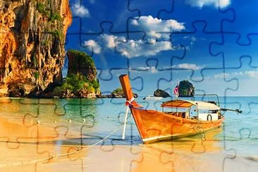 Isla canoa jigsaw puzzle