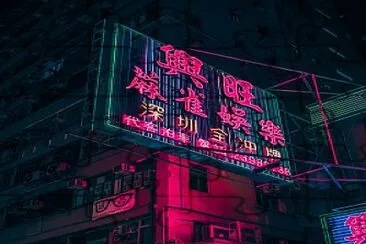 cidade cyberpunk