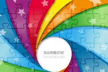 colorido jigsaw puzzle