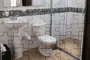 Bath room jigsaw puzzle