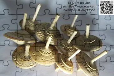 פאזל של Toupies de collection, La Dent du Lion