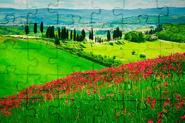 toscana verde jigsaw puzzle