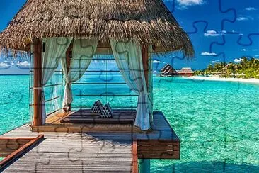 bora bora isla jigsaw puzzle