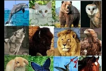 פאזל של Rompecabezas de animales