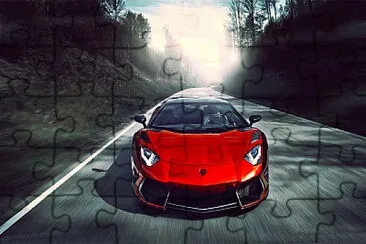 CAR RED jigsaw puzzle