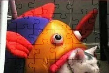 meme do gato e o peixe jigsaw puzzle