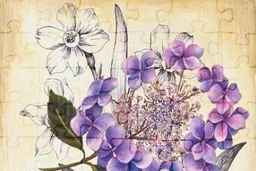 פאזל של Flores Violeta