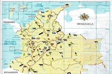 MAPA ECONÃ“MICO DE COLOMBIA jigsaw puzzle