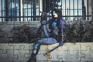 costume of Nightwing jigsaw puzzle