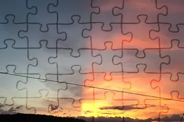 atardecer bicolor jigsaw puzzle