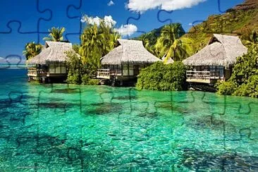 bora bora isla jigsaw puzzle