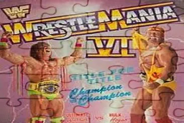 wrestlemania VI jigsaw puzzle