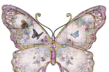 Mariposa Lila jigsaw puzzle