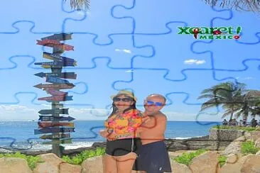 fotografia del mar de Cancun jigsaw puzzle