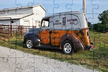 Bret Chrismer 's Mustache Wax  '40 Ford Delivery jigsaw puzzle