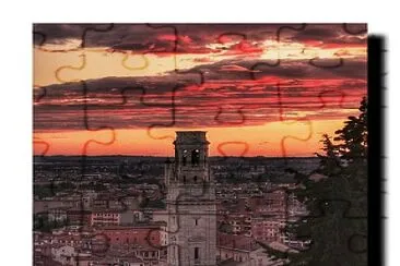 rosso di sera , Verona jigsaw puzzle