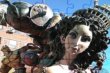 פאזל של Valencia. Fallas