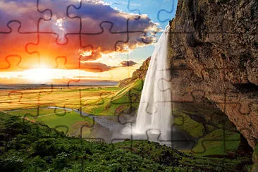 sunset fuente jigsaw puzzle