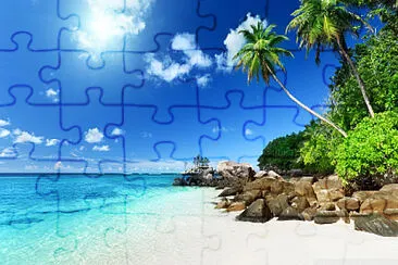 la playa jigsaw puzzle