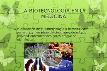 פאזל של BiotecnologÃ­a en la medicina