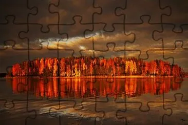 miroir d 'automne jigsaw puzzle