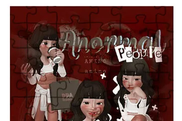 Anormal people jigsaw puzzle