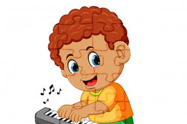 פאזל של NIÃ‘O PIANO