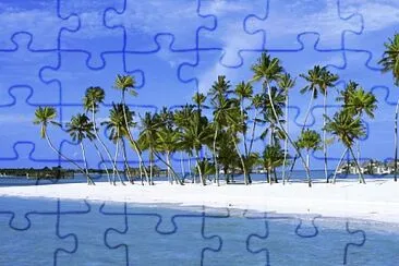 White beach jigsaw puzzle