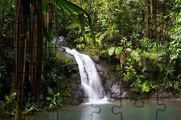 Short waterfall jigsaw puzzle