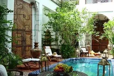 Riad internal patio