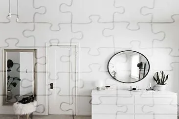 Minimalist bedroom jigsaw puzzle